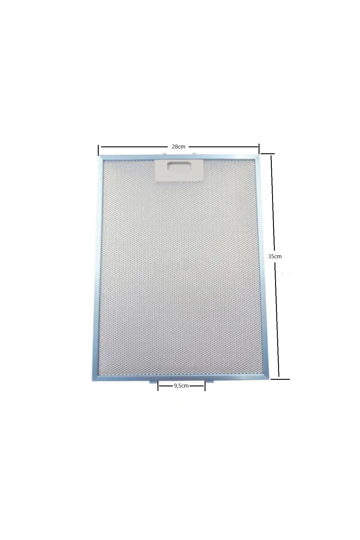 81460024 -Teka DB1-90 için davlumbaz metal yağ filtresi 350x280mm Gefest 