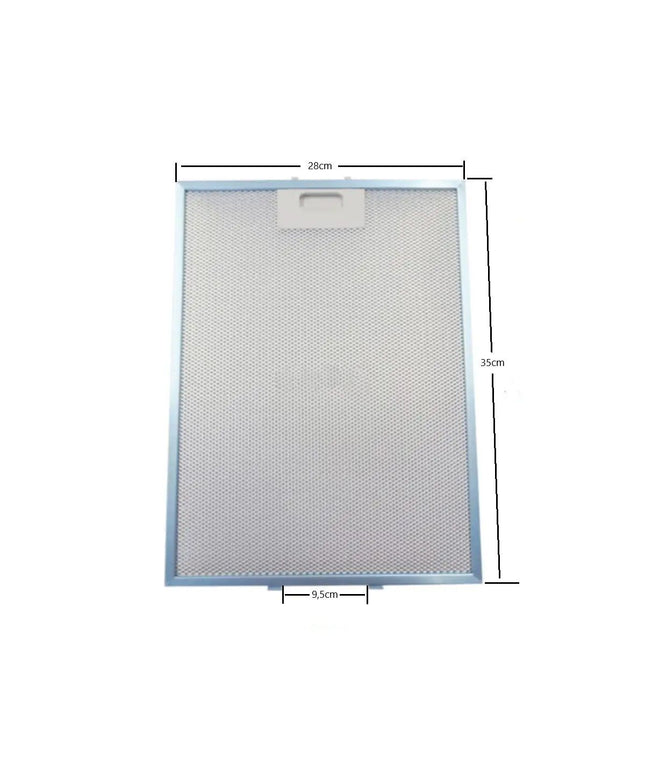 81460024 Teka Aspiratör Davlumbaz Filtresi 280×350 mm Davlumbaz Yağ Filtresi Mutfak Aspiratörü Alüminyum 28×35