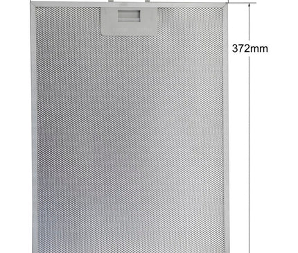 81460072 Aspiratör Davlumbaz Metal Yağ Filtresi 370x281mm Teka KSE90, DB190