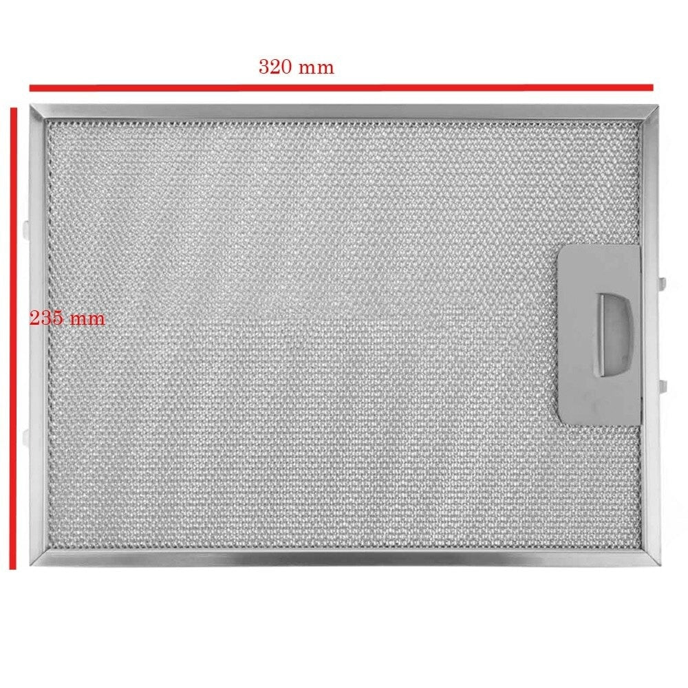 81476048 - Teka  Davlumbaz Aspiratör Filtresi 320x235mm DB-60, DB-60INOX, DB60, dbDI-90, DI90INOX VR03 için