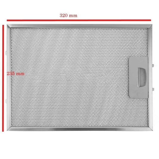 81476048 - Teka  Davlumbaz Aspiratör Filtresi 320x235mm DB-60, DB-60INOX, DB60, dbDI-90, DI90INOX VR03 için