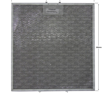 81484011 TEKA Davlumbaz Filtresi, 340×324 mm, Metal Yağ Filtresi değişimi, örneğin Teka, DH70, DY70, DH1-70, DH2-70