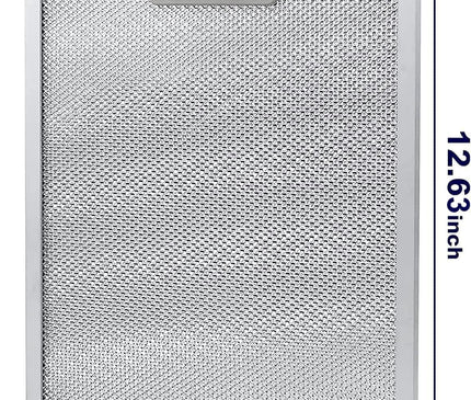 Cooker Hood Metal Grease Filter for Many Leading Brand of Cooker Hood/Extractor Fan Vent - 320 x 260mm - Pack of 2 - Silver