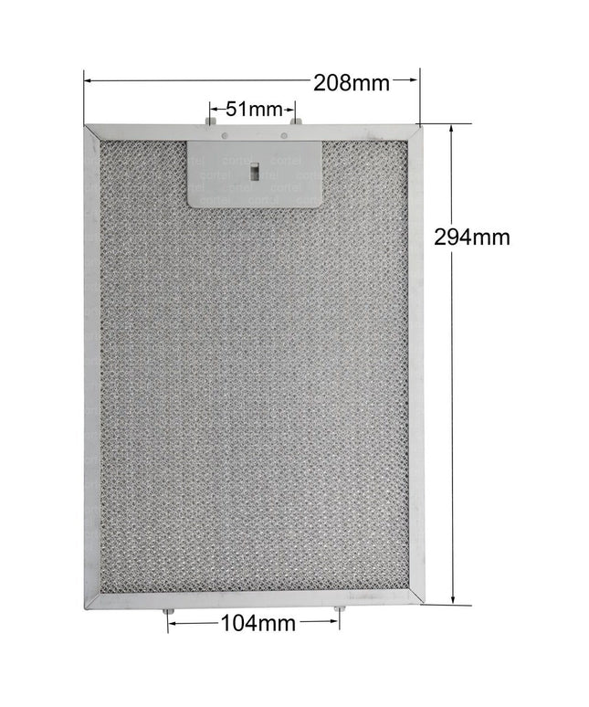 208×295 mm Arçelik, Beko Davlumbaz Filtresi 20,8×29,5 CM Beko 9188437001 F6