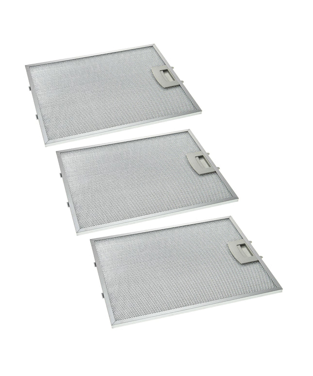 vhbw 3x filtro metálicos de grasa compatible con Balay 3BD791XP/01, 3BD793XP/01, 3BD794B/01, 3BD794N/01, 3BD794X/01 campana extractora, metal