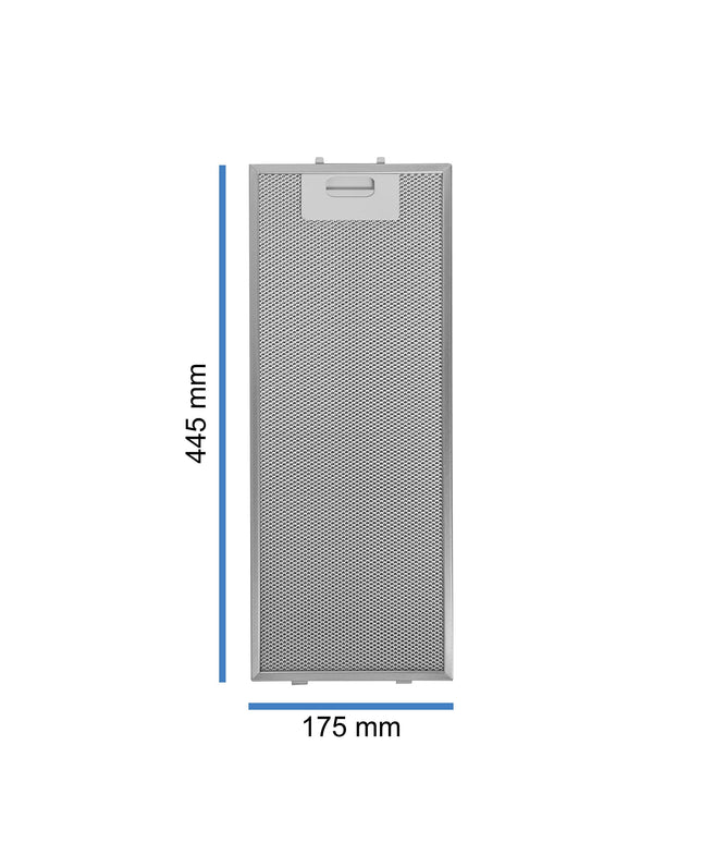 445x175 mm Davlumbaz Aspiraötr Filtresi  44.5 x 17.5 cm Bosch / Siemens / Neff / 352813 / 00352813