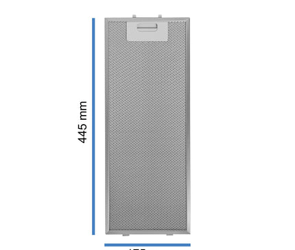 Металлический фильтр подходит для Bosch / Siemens / Neff / Constructa 352813 / 00352813