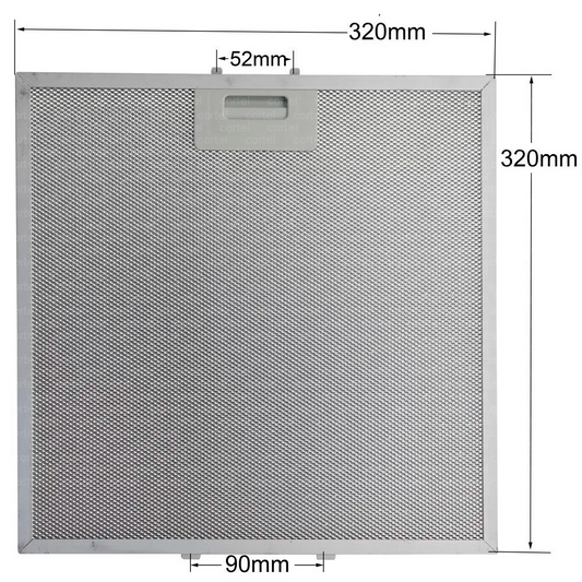 481248058144 81248058144, Davlumbaz filtresi 320×320 mm Aspiratör 32×32 cm C00345798, SIEMENS, BOSCH, WHIRLPOOL