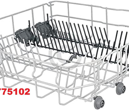 Dishwasher Rack Bottom Compatible with Bosch Balay Constructa Siemens Neff 00775102 Basket  Replacement Part / BSHG00775102