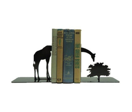 Figured Decorative Metal Book Holder, Book Support, Book Organizer, Gift Black cat, Bike, Elephant Ballerina, Giraffe, Reading