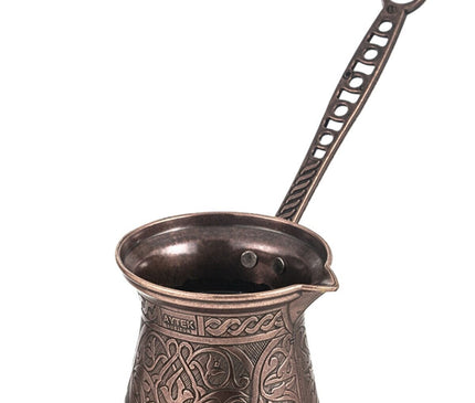 Coffee Pot Stovetop Copper Turkish Greek Arabic Engraved  Coffee Maker Cezve Ibrik