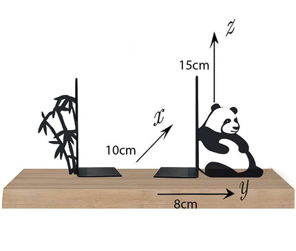 Figured Decorative Metal Book Holder, Book Support, Book Organizer, Gift Black cat, Bike, Elephant Ballerina, Giraffe, Reading