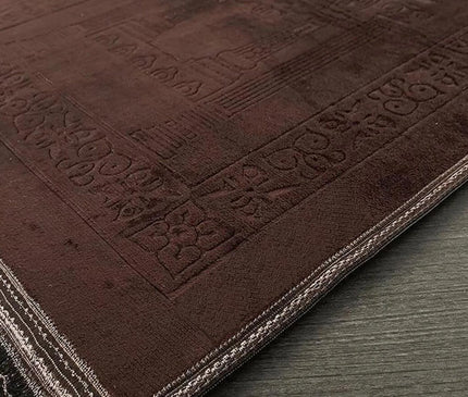 Customized Hand Woven Prayer Rug: Premium Thick Islamic Prayer Mat - Perfect for Ramadan, Eid, Weddings, and Special Muslim Occasions