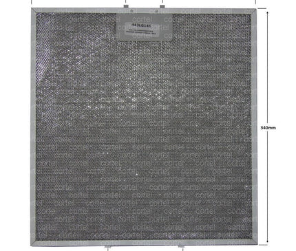 81484011 Cooker Hood Filter , 340x324 mm, Metal Grease Filter replacement for e.g Teka, DH70, DY70, DH1-70, DH2-70, 1 piece