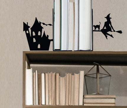 Figured Decorative Metal Book Holder, Book Support, Book Organizer, Gift Black Cat, Bike, Elephant Ballerina, Giraffe, Reading