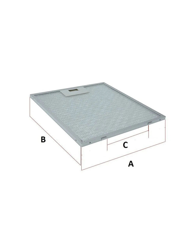 330x195 mm Simfer  Cooker Hood Filter Extractor Filter Range Hood Metal Mesh Grease Filter For Kitchen 33x19,5 cm