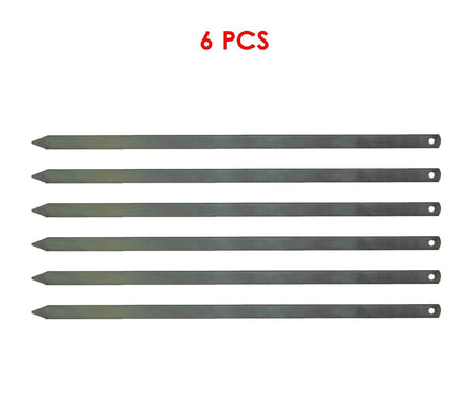 50 см Шампуры для Адана-кебаба - Премиум Цинкованное Железо для Жарки Донера и Шиш-Кебаба на Широком Барбекю