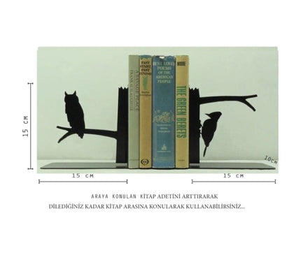 Figured Decorative Metal Book Holder, Book Support, Book Organizer, Gift Black cat, Bike, Elephant Ballerina, Giraffe, Reading