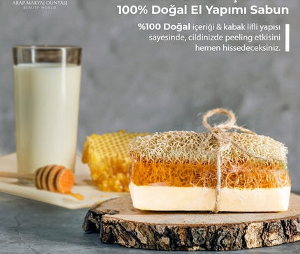 Rejuvenate with Ozba Store's Honey Soap Pumpkin Fiber Eşek Milk Honey: The All-Round Body Care Solution