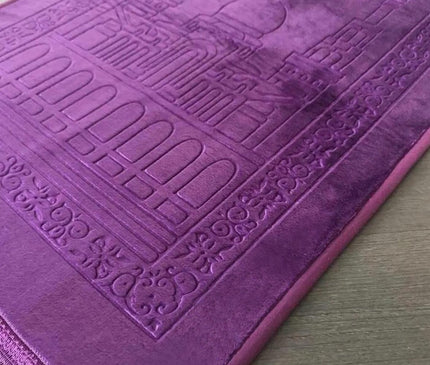 Customized Hand Woven Prayer Rug: Premium Thick Islamic Prayer Mat - Perfect for Ramadan, Eid, Weddings, and Special Muslim Occasions