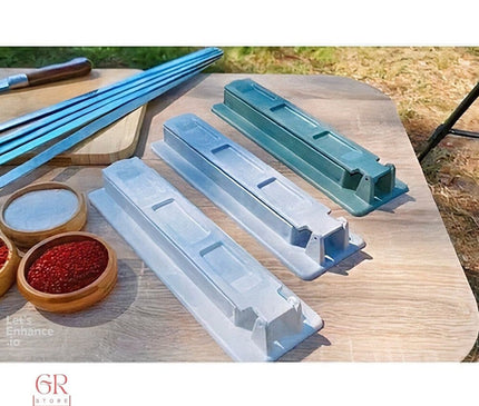 Skewers Kebab Maker Barbecue Stringer Box Machine Beef Meat Vegetables String Grill Kitchen Accessories Outdoor BBQ Gadget Turk