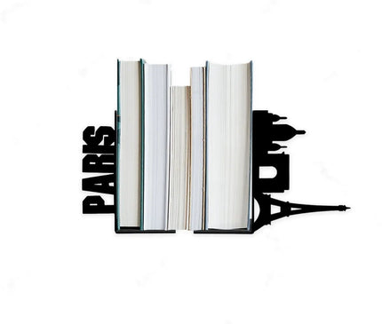 Figured Decorative Metal Book Holder, Book Support, Book Organizer, Gift Black cat, Bike, Elephant Ballerina, Giraffe, Reading