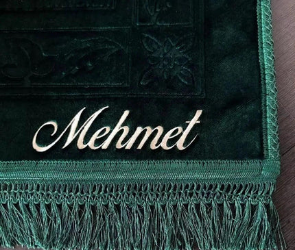Customized Hand Woven Prayer Rug: Premium Thick Islamic Prayer Mat - Perfect for Ramadan, Eid, Weddings, and Special Muslim Occasions