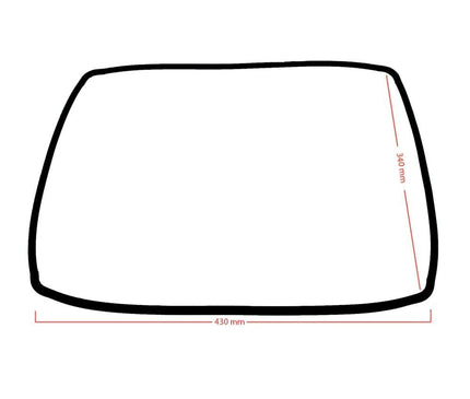 440x340mm 4 Sided Oven Door Gasket Replacement- 0035730, 35730- Oven Gasket Rubber Seal, Spare Parts, Accessory