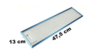 arçelik p 179 yi aspiratör filtresi , Beko, Altus Aspiratör Davlumbaz Tel Filtresi - 9189205706 - 13cm X 47,5cm - 475x130 mm