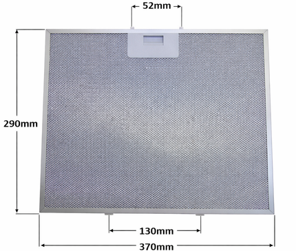 Arçelik Davlumbaz Metal Yağ Filtresi 129732010 | 370x287 mm (37x29 cm) | Beko – Flavel Uyumlu
