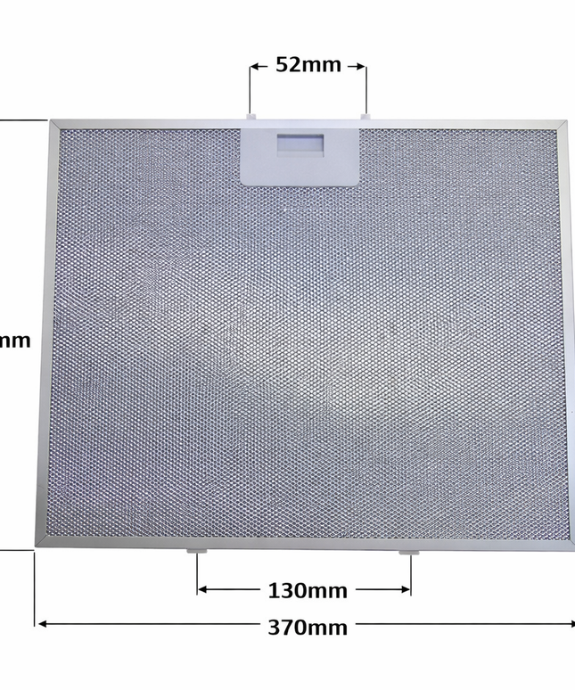 Arçelik Davlumbaz Metal Yağ Filtresi 129732010 | 370x287 mm (37x29 cm) | Beko – Flavel Uyumlu