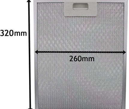 Arçelik P76 Es Davlumbaz Filtresi Aspiratör Tel Filtre 9178001628