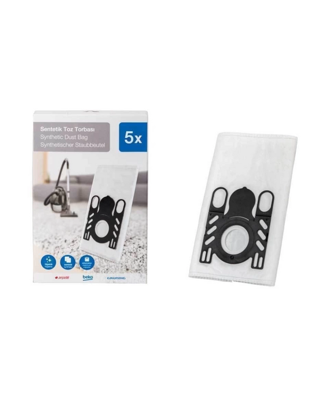 Arçelik S 4935 Tornado Eco Süpürge Toz Torbası 5 Li Paket