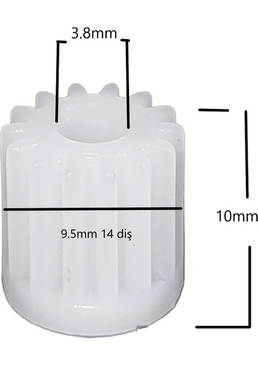 Blender Çırpıcı Dişli Kutusu Mil Dişlisi Arzum, Beko, King, Fakir, Homend, Essenso, Goldmaster, Tefal