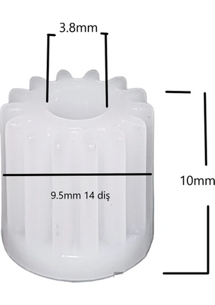 Blender Çırpıcı Dişli Kutusu Mil Dişlisi Arzum, Beko, King, Fakir, Homend, Essenso, Goldmaster, Tefal