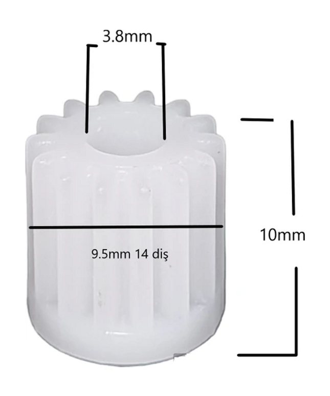 Blender Çırpıcı Dişli Kutusu Mil Dişlisi Arzum, Beko, King, Fakir, Homend, Essenso, Goldmaster, Tefal