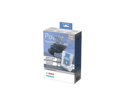 Bosch Elektrikli Süpürge Toz Torbası G ALL - Orijinal Made in Germany, 4’lü Set + Mikro Filtre