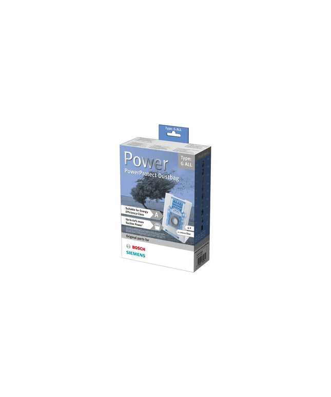 Bosch Elektrikli Süpürge Toz Torbası G ALL - Orijinal Made in Germany, 4’lü Set + Mikro Filtre