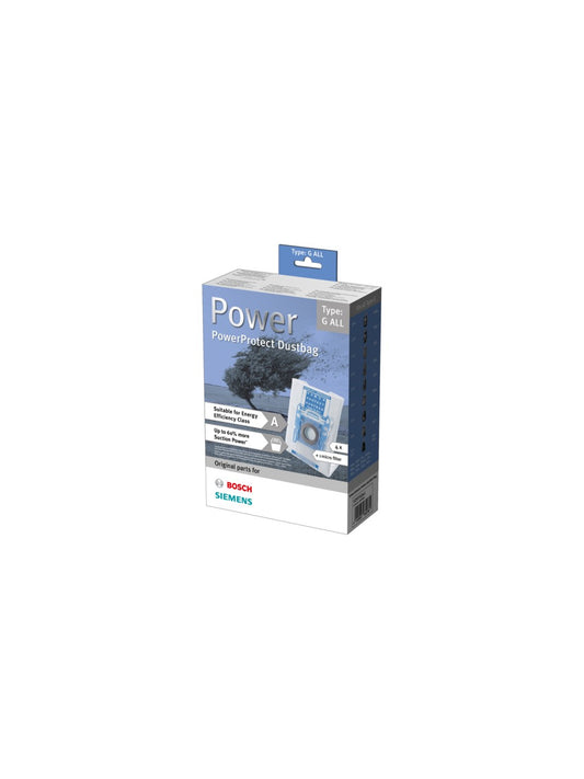 Bosch Elektrikli Süpürge Toz Torbası G ALL - Orijinal Made in Germany, 4’lü Set + Mikro Filtre