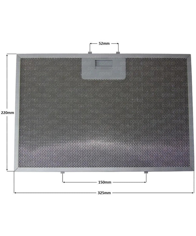 Bosch Siemens 00661601 Davlumbaz Metal Yağ Filtresi 325x220 mm – Gaggenau AI480180 Uyumlu