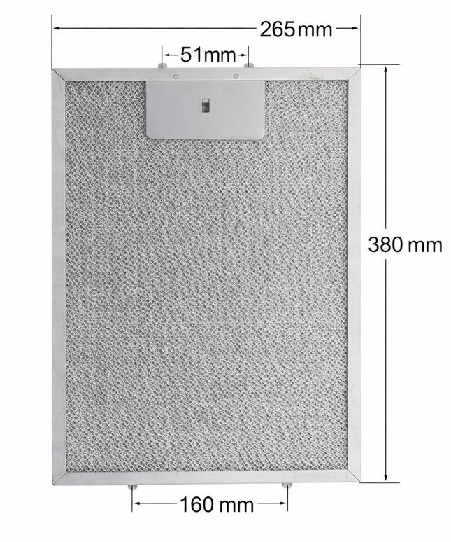 Bosch Siemens Davlumbaz Metal Yağ Filtresi 378x265 mm 11025757 – Aspiratör Alüminyum Yağ Tutucu Filtre 11022929 11062822 Uyumlu Davlumbaz Yedek Parçası