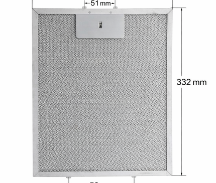 330x280 mm Davlumbaz Yağ Filtresi Metal Alüminyum Beko: ADA 91844 BI, HCI91845BXH  Arçelik: P 52 SAEI, P 54 SAES GRION  Leisure: PDLA 90 ES  Grundig: DAVLUMBAZ PROTOTIP URUN