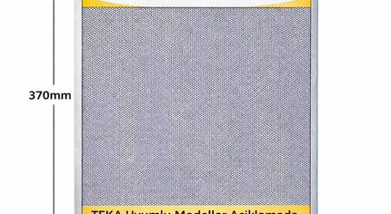 27x37 Aspiratör Filtre Teli Teka 81460065 Uyumlu Davlumbaz Metal Yağ Filtresi 370x270 mm