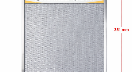 Жироулавливающий фильтр для кухонной вытяжки, совместимый с Arçelik и Beko, размер 351x241 мм – 9174220002 24x35
