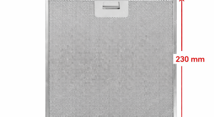 Фильтр для вытяжки Arçelik Beko, 275x230 мм - сменный проволочный фильтр.