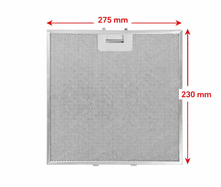 Arçelik Beko Aspiratör & Davlumbaz Tel Filtre 275x230 mm - Yedek Parça Filtre Teli
