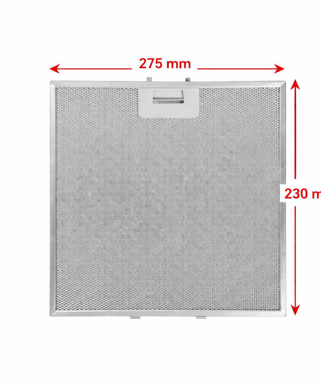 Фильтр для вытяжки Arçelik Beko, 275x230 мм - сменный проволочный фильтр.