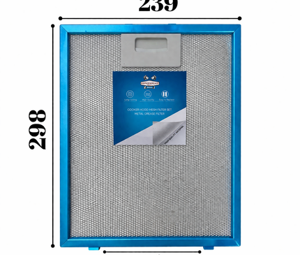 ROBINHOOD WESTINGHOUSE CHEF TECHNIKA Compatible 08087609 Cooker Hood Filter 240x300 mm Aluminum Grease Filter 24x30 cm