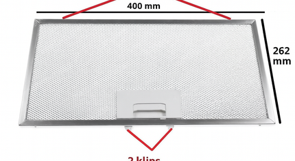 400x262 mm Metal Aspiratör Davlumbaz Yağ Filtresi 40x26 – Mekappa, Termikel, Alveus, Beko, Kügerr Uyumlu 546894793