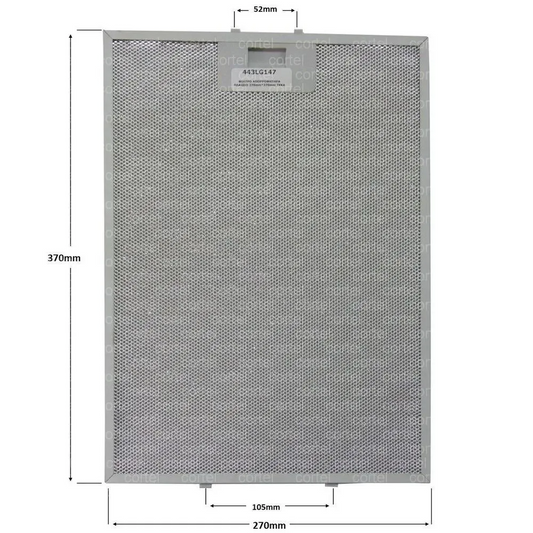 Davlumbaz Yağ Filtresi 270x370 mm - 81460065 Aspiratör Filtresi
